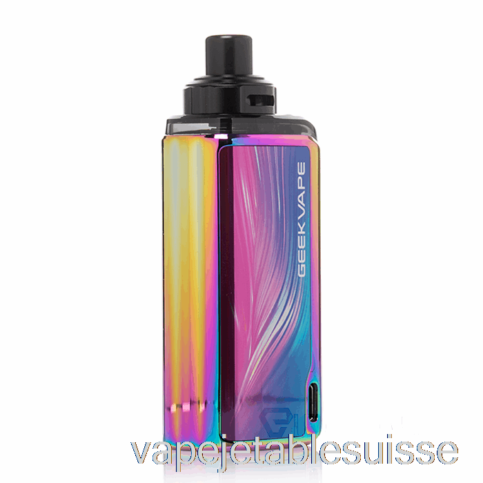 Vape Suisse Geek Vape Obélisque 65w Pod Mod Kit [65] Arc-en-ciel